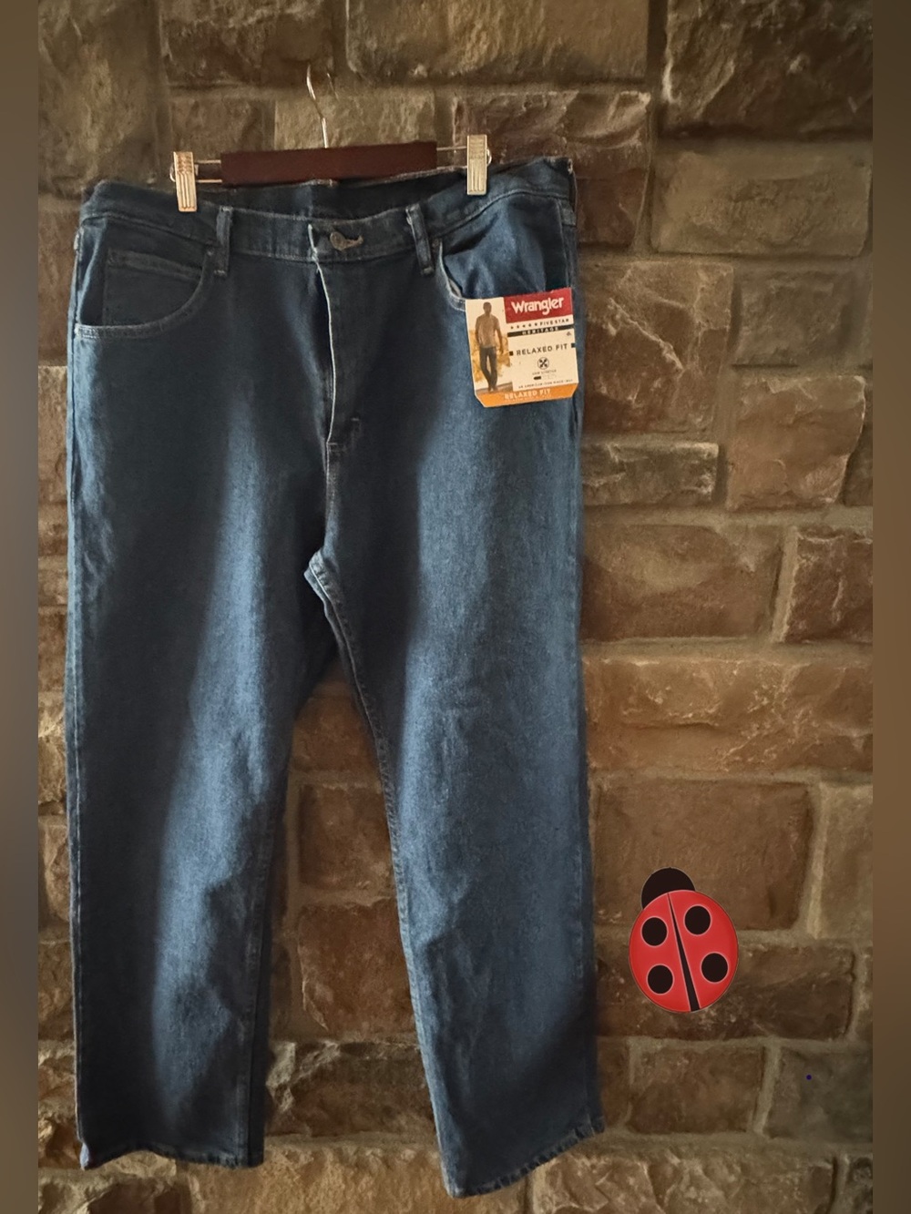Wrangler Relaxed Fit Men's Jeans in Classic NWT - Blue Denim 36x30